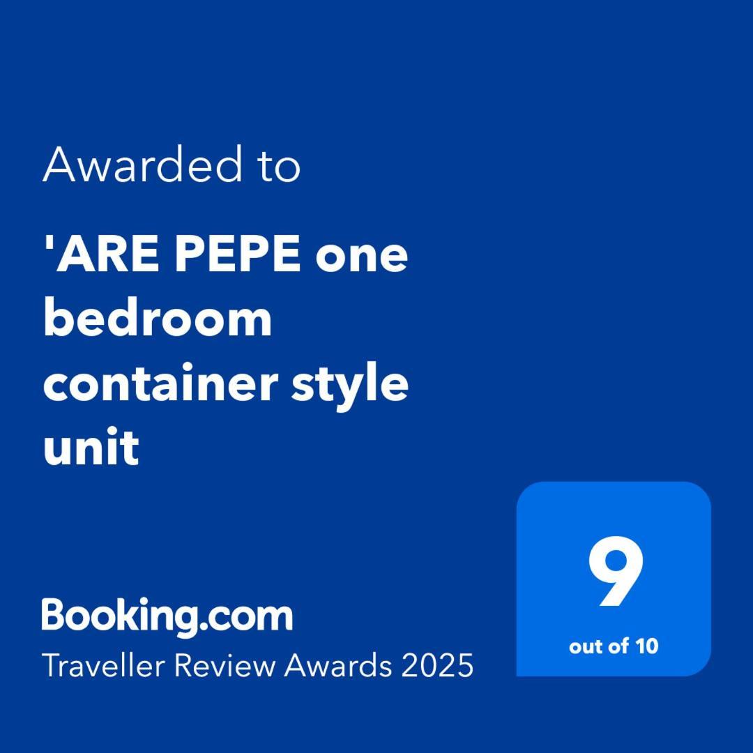 'Are Pepe One Bedroom Container Style Unit Rarotonga Exteriér fotografie